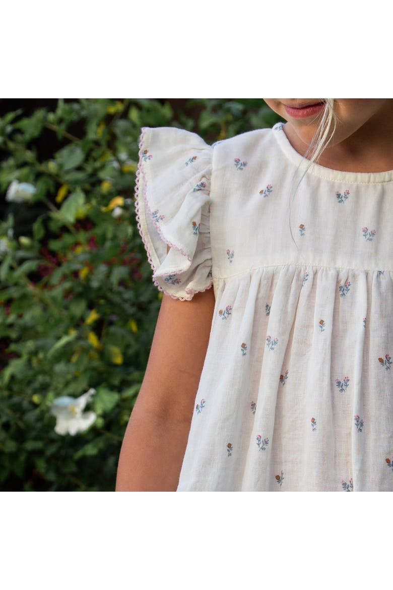 Emily dress with Lace trim, Alternate, color, Off White