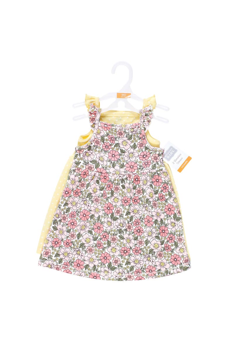 Sleeveless Dress Set 2-Pack, Alternate, color, Pink Yellow Pretty Floral
