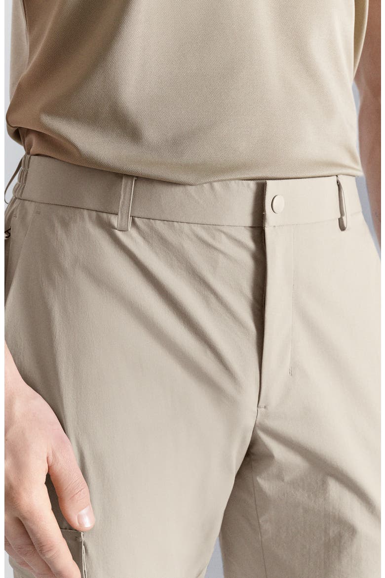 Slim Fit Comfort Stretch Water Repellent Cargo Pants, Alternate, color, BEIGE