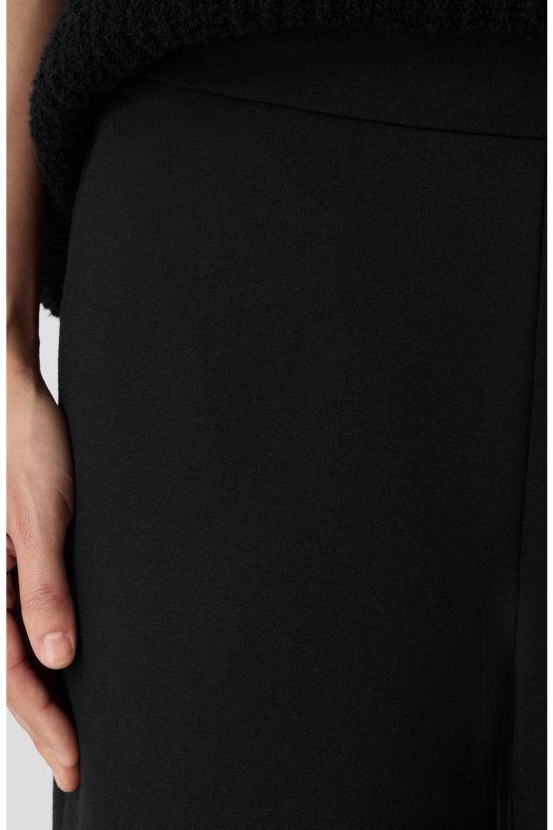 Ponte Wide Leg Pants, Alternate, color, BLACK