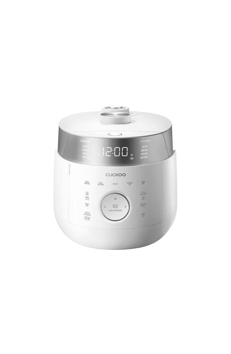 Cuckoo CRP-LHTR1009FW Heating Twin Pressure Rice Cooker, Main, color, White