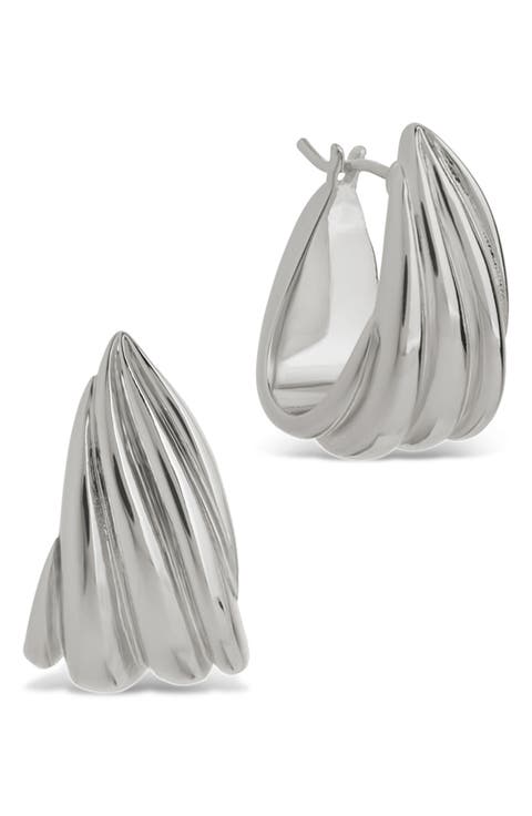 Anouk Braided Twist Hoop Earrings