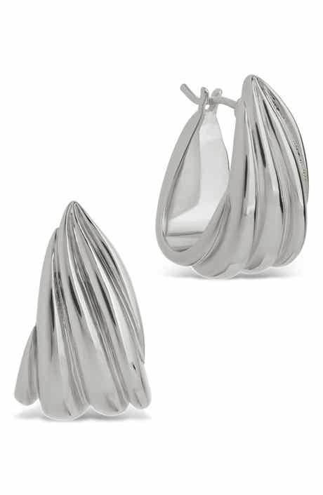 Anouk Braided Twist Hoop Earrings