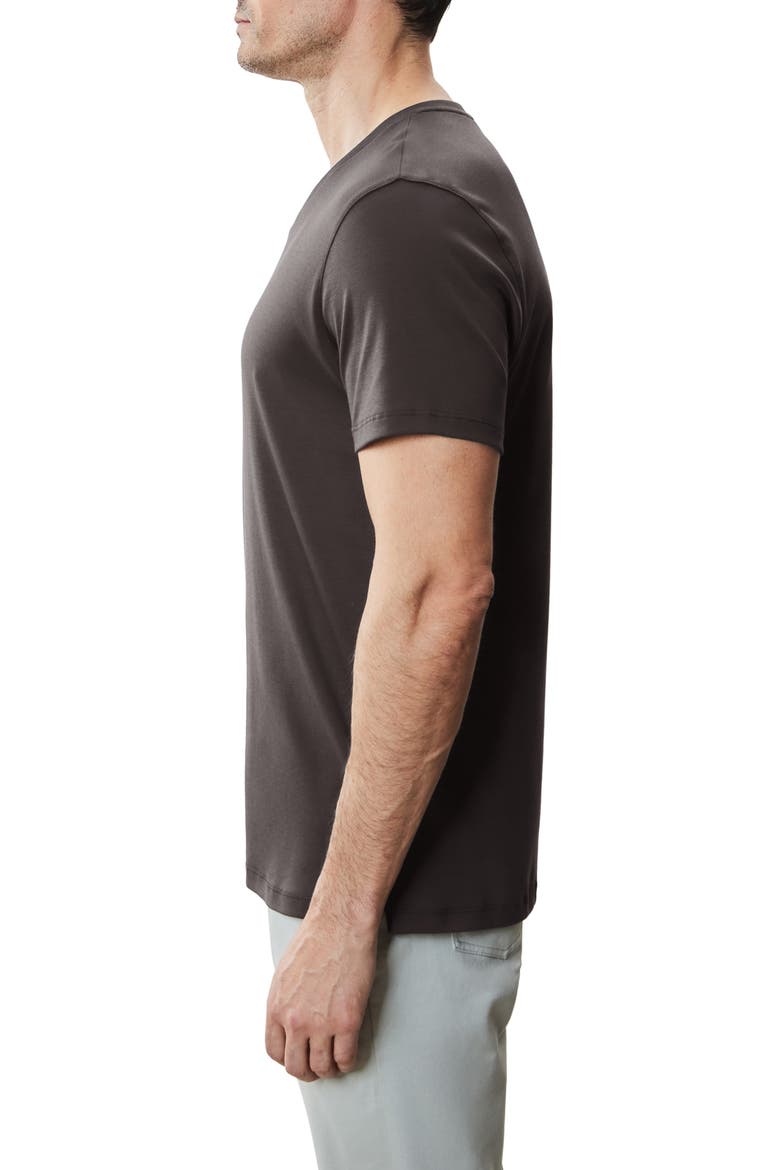 Georgia Regular Fit V-Neck T-Shirt, Alternate, color, ESPRESSO