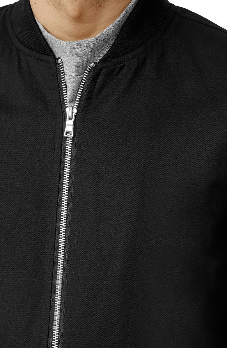 Topman Cotton Bomber Jacket, Alternate, color,