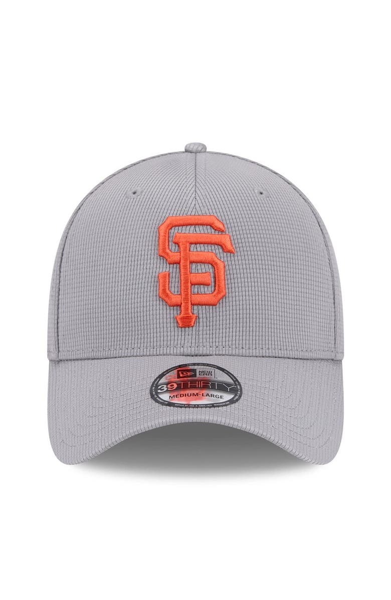 New Era Men's New Era Gray San Francisco Giants Active Pivot 39THIRTY Flex Hat, Alternate, color, 