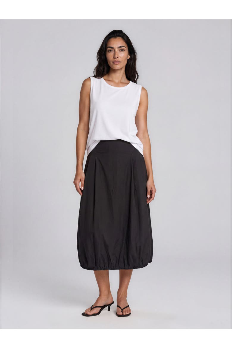Masylorisse Balloon Hem Skirt, Alternate, color, Black