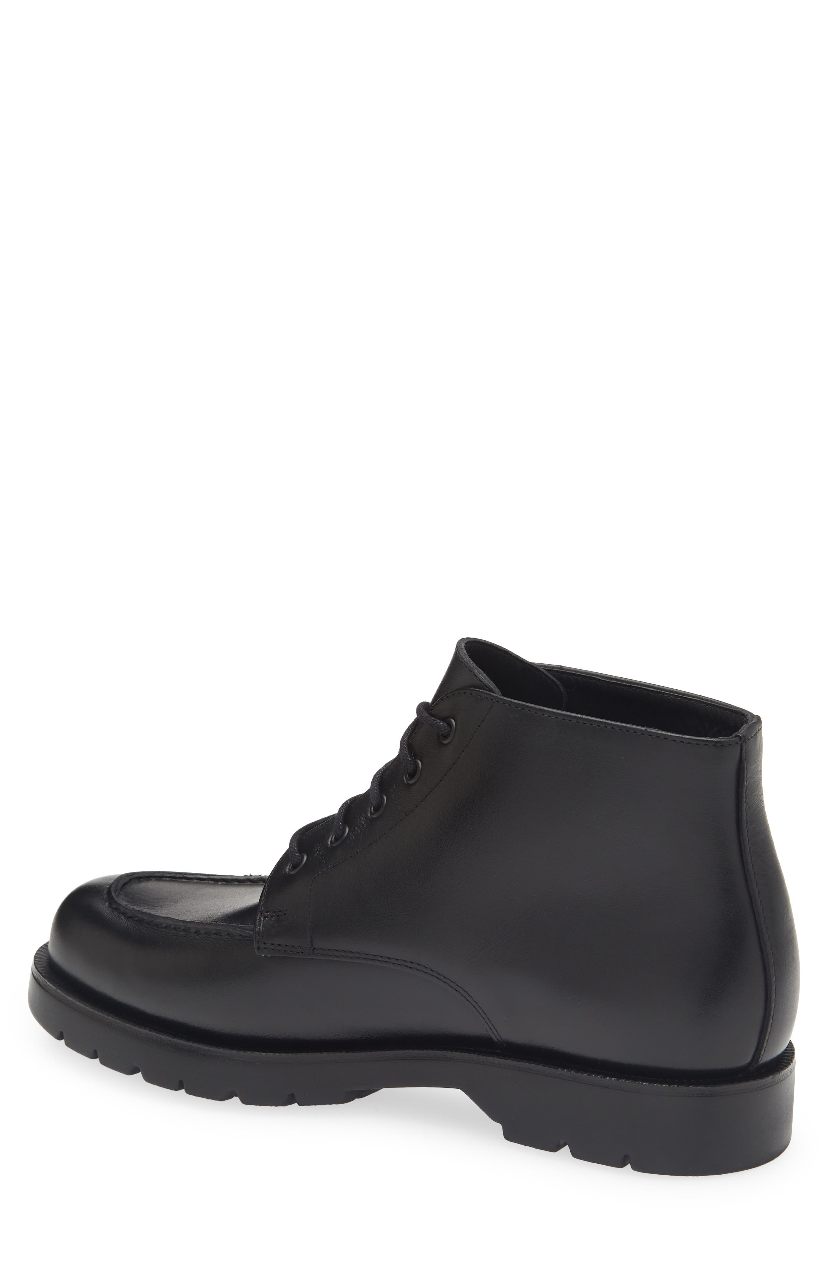 KLEMAN Oxal KP Lugged Leather Boot, Alternate, color, Noir
