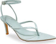 CHASE AND CHLOE Strappy Post Toe Sandal