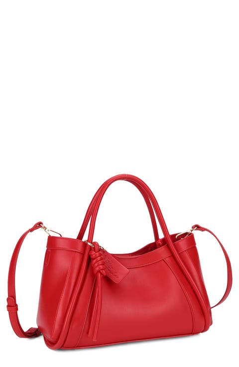 Mabel Vegan Leather Satchel