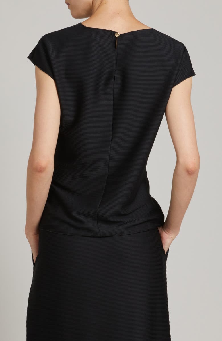 MM by Max Mara Cappa Knit Top, Alternate, color, Black