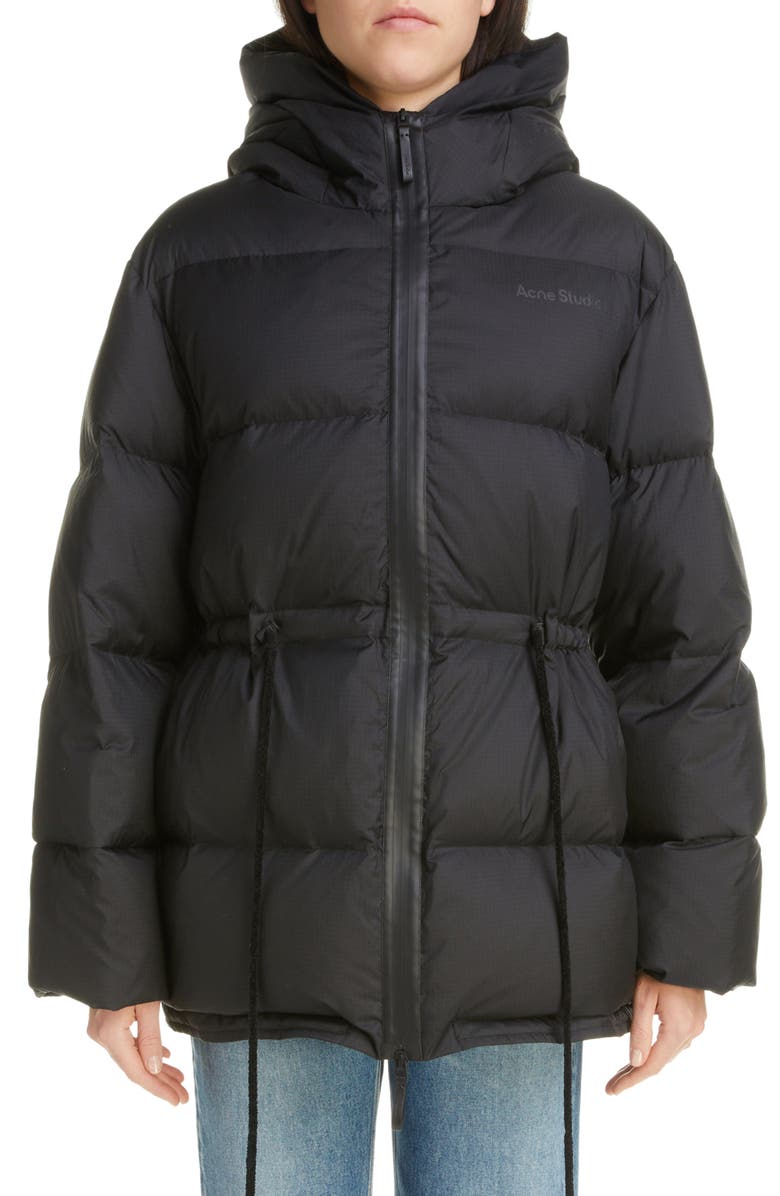Acne Studios Orsa Recycled Nylon Ripstop Down Puffer Jacket, Main, color, 
