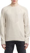 G-STAR 3D Biker Textureblock Crewneck Sweater