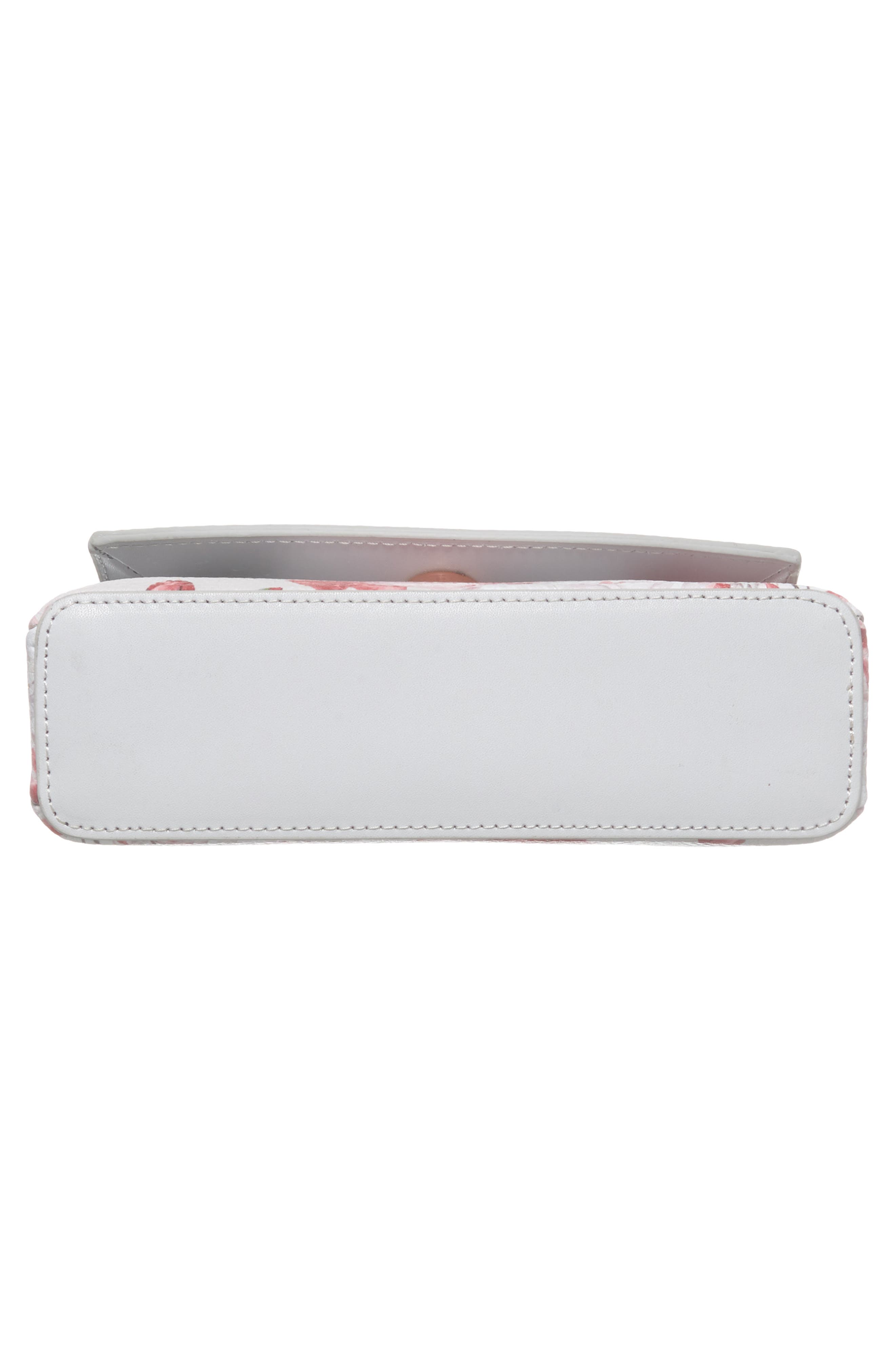 Bow Leather Crossbody Bag, Alternate, color, GREY