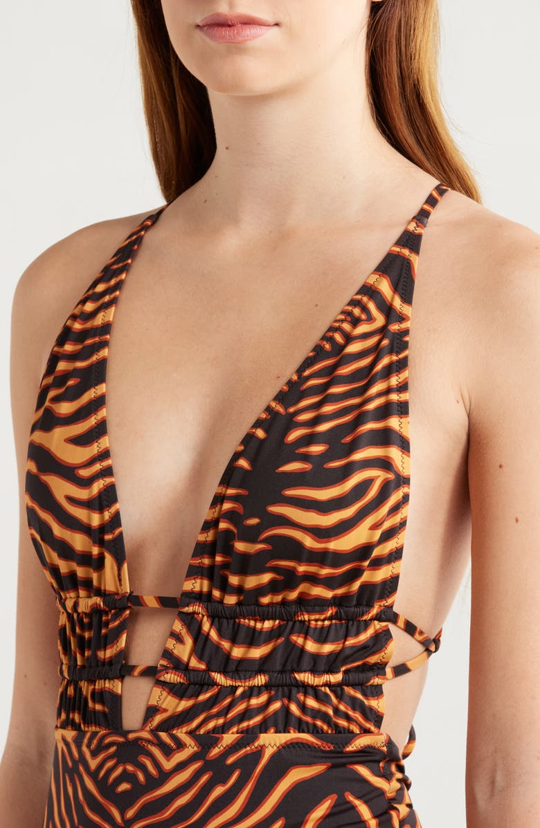 Ulla Johnson Dioni One-Piece Swimsuit, Alternate, color,