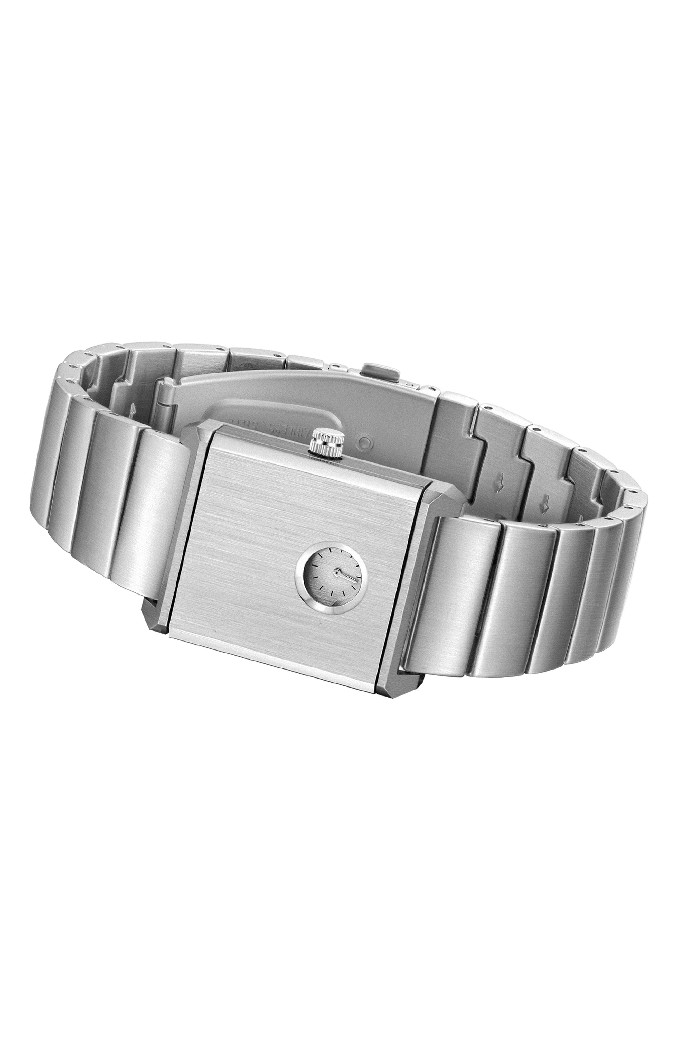 BREDA Pulse Locket Tank Bracelet Watch, 26mm x 30mm (Men) | Nordstrom