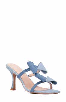 NEW YORK AND COMPANY Dalila Bow Slide Sandal