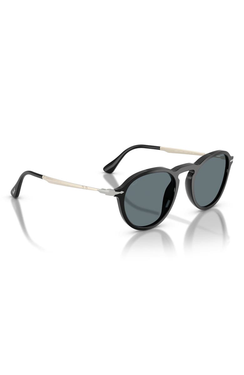 Persol 51mm Polarized Phantos Sunglasses, Alternate, color, Black / Polar Dark Grey