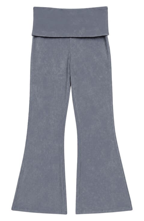 Kids' Foldover Flare Leg Pants
