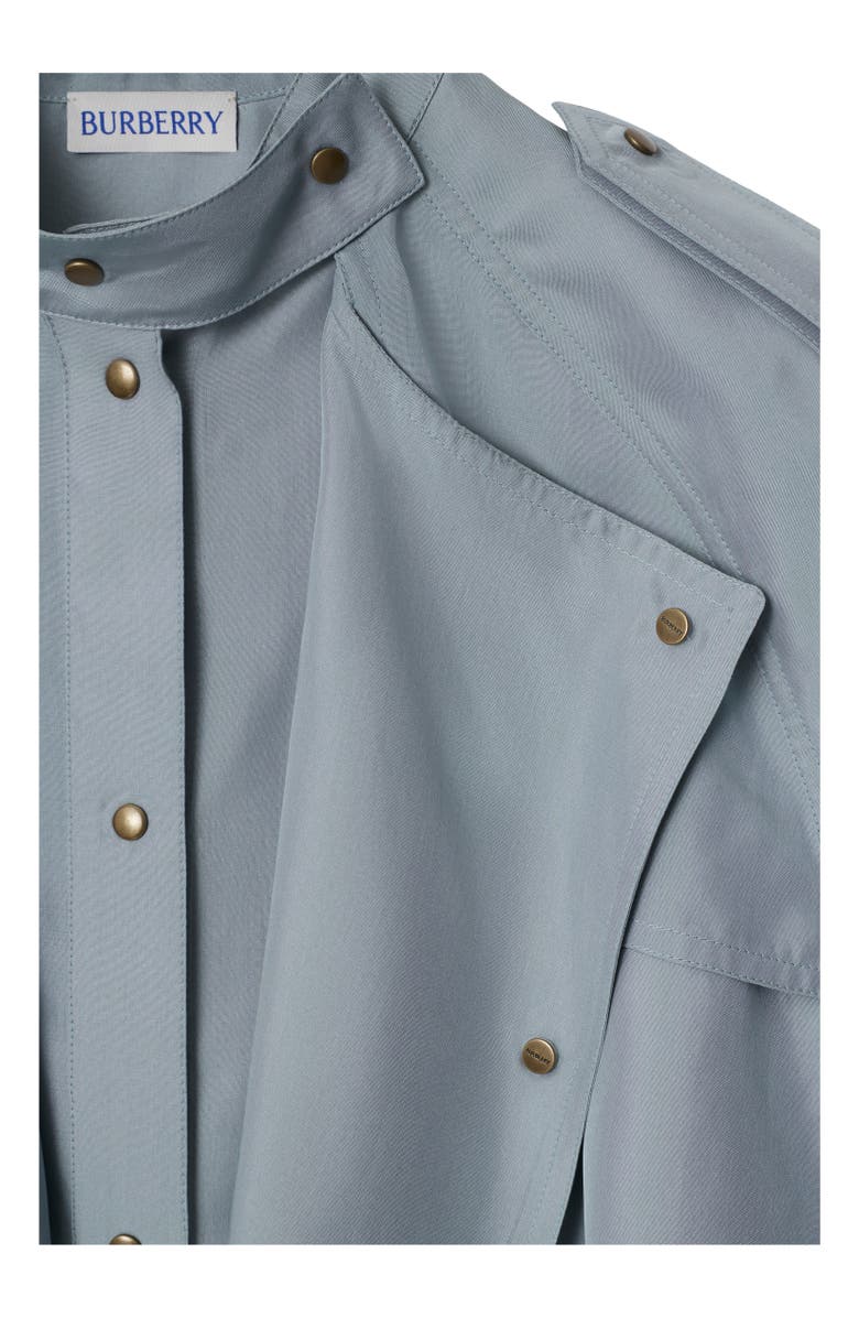 Burberry Silk Cape Top, Alternate, color,