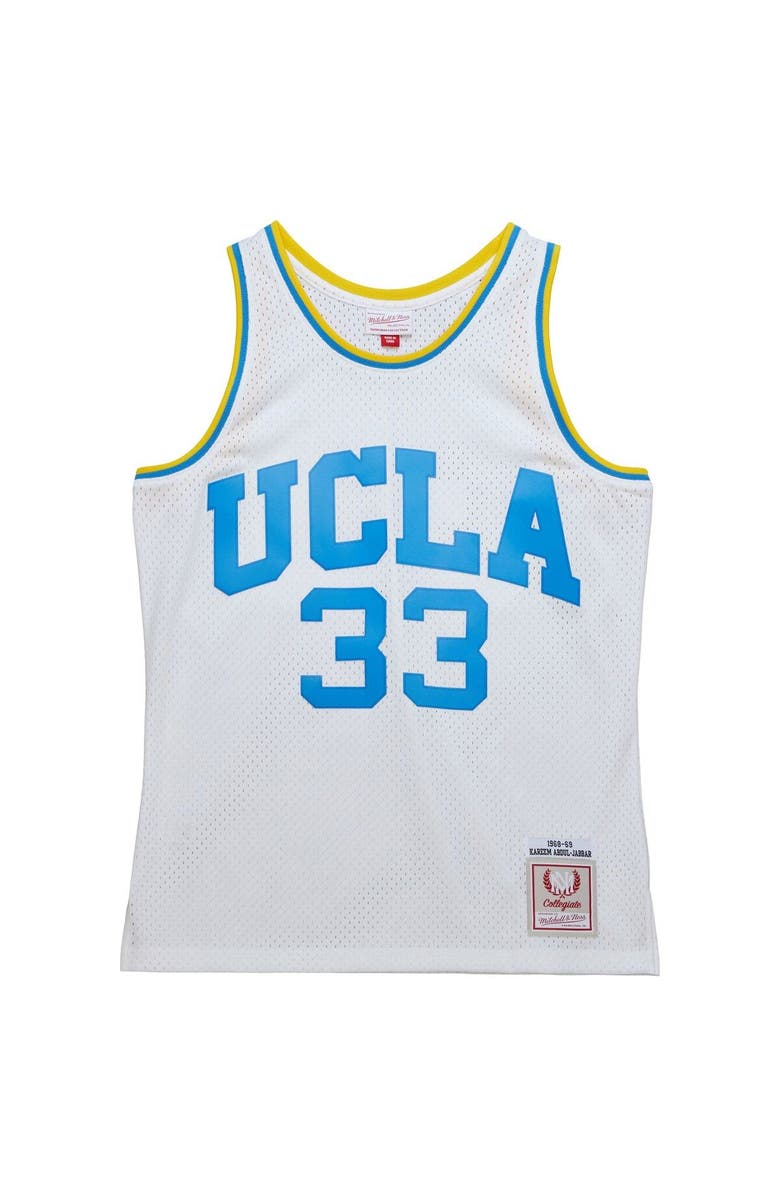 Mitchell & Ness Men's Mitchell & Ness Kareem Abdul-Jabbar White UCLA Bruins 1968/69 Throwback Jersey, Alternate, color, 