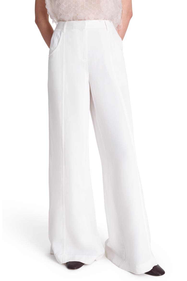 Dees Wide Leg Pants, Main, color, WHITE