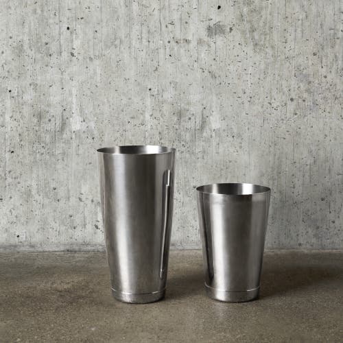 Viski Large Shaking Tin In Silver