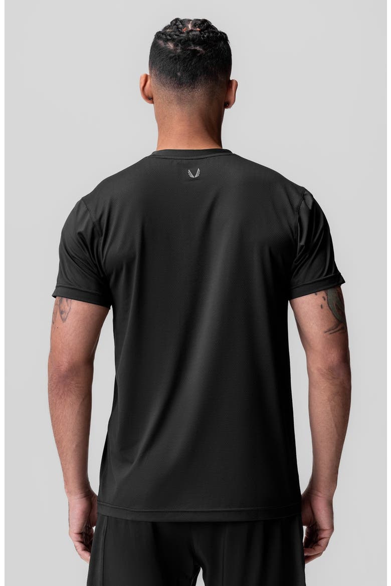 AeroSilver Essential Tee, Alternate, color, Black/ASRV