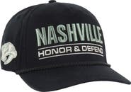 '47 Men's '47 Black Nashville Predators OHT Military Appreciation Homeland Honor and Defend Hitch Adjustable Hat