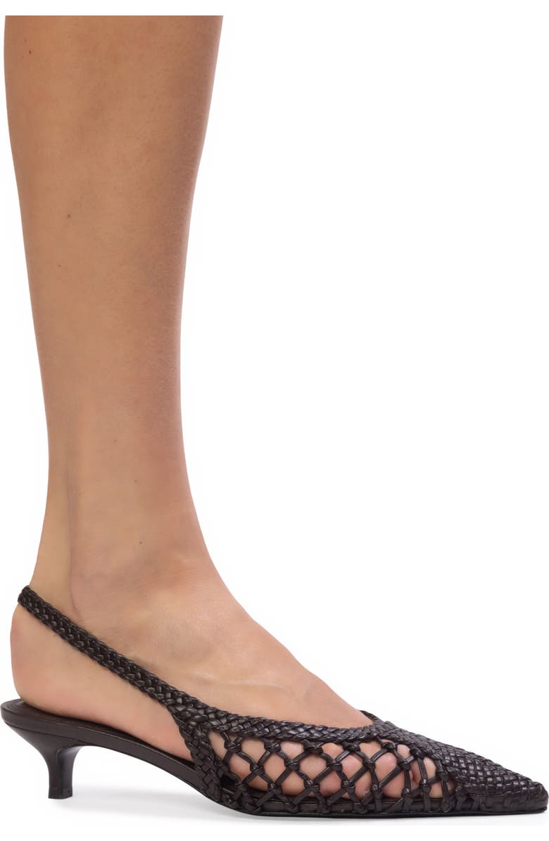 BLACK SUEDE STUDIO Maggie 35 Pump, Alternate, color, Black Coffee Leather