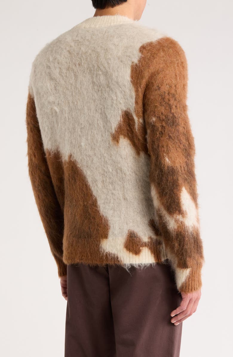 ONE OF THESE DAYS Horse Intarsia V-Neck Cardigan, Alternate, color,