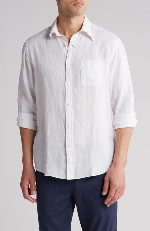 Regular Fit Linen Dress Shirt
