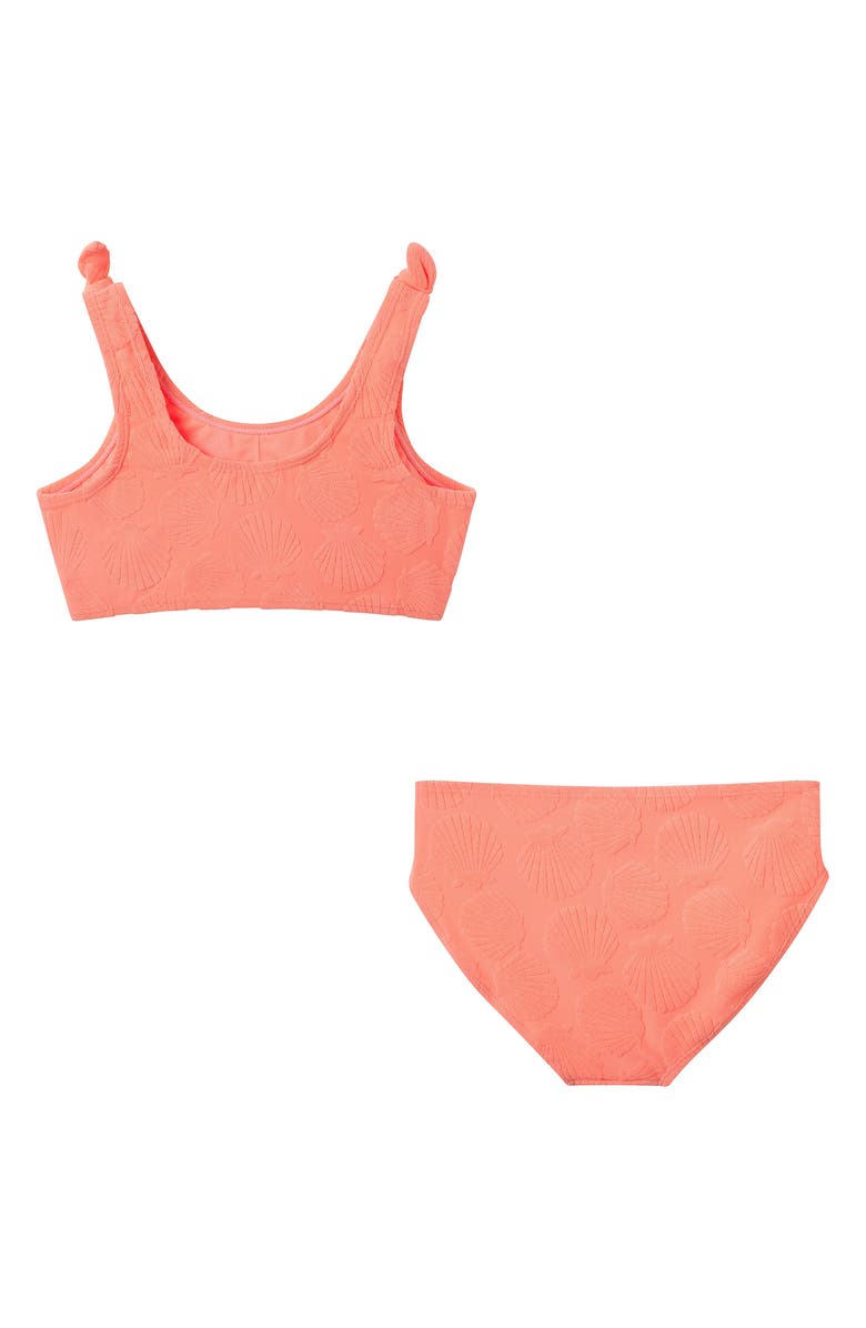 Andy & Evan Kids' Shell Jacquard Two-Piece Swimsuit, Alternate, color,