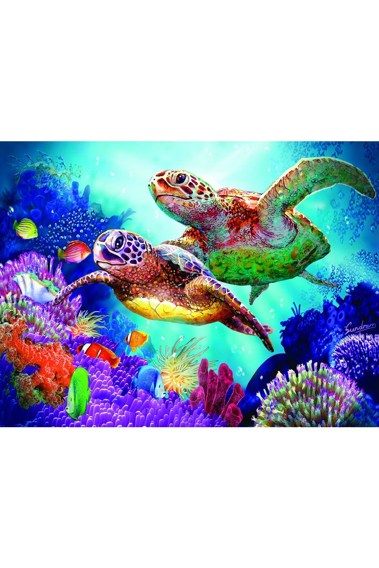 Turtle Guardian 1000 piece Jigsaw Puzzle for Adults, Alternate, color, Multicolor