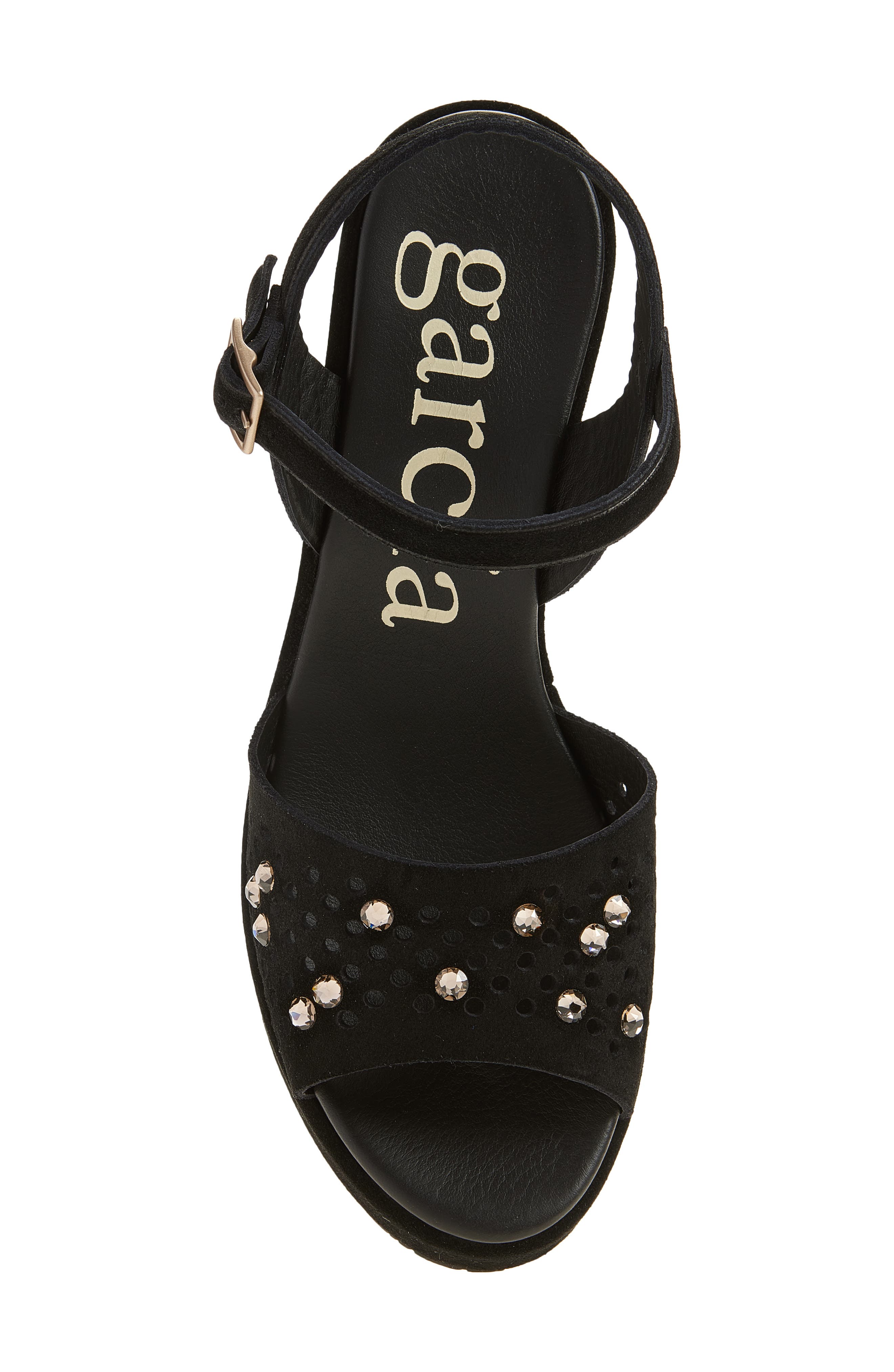 Pedro Garcia Dori Ankle Strap Platform Sandal, Alternate, color, Black Castoro