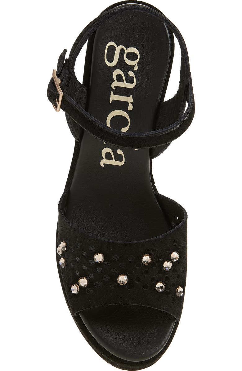 Pedro Garcia Dori Ankle Strap Platform Sandal, Alternate, color, Black Castoro
