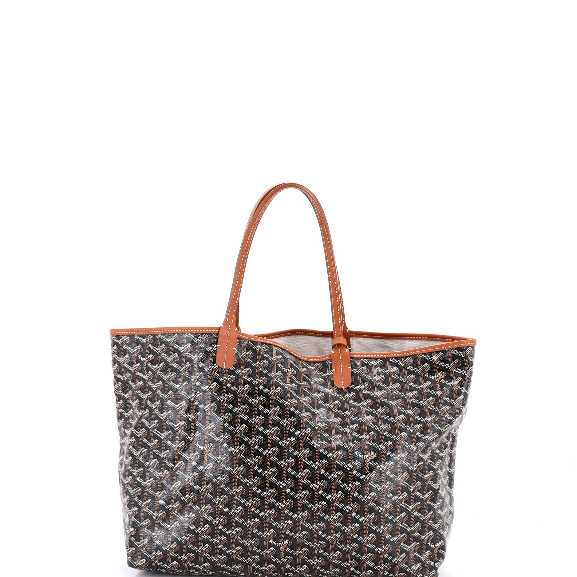 Pre-Owned Goyard Saint Louis Tote Coated Canvas PM, Main, color, 