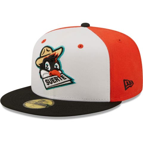 Men's New Era White/Black Pajaritos de Norfolk Copa De La Diversion 59FIFTY Fitted Hat
