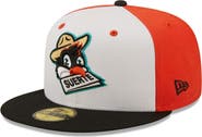 New Era Men's New Era White/Black Pajaritos de Norfolk Copa De La Diversion 59FIFTY Fitted Hat