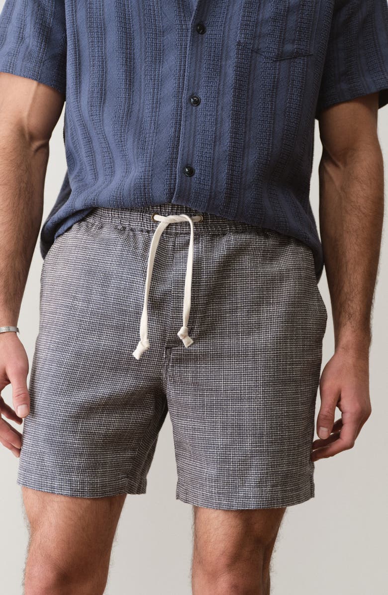 Marine Layer 6-Inch Saturday Beach Shorts, Alternate, color, India Ink