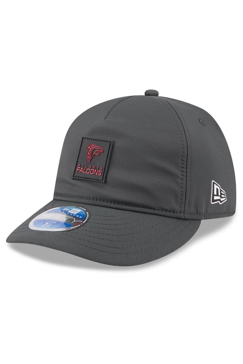 Men's New Era Charcoal Atlanta Falcons 2025 Sideline Cold Weather Retro Crown 59FIFTY Fitted Hat, Main, color, Charcoal