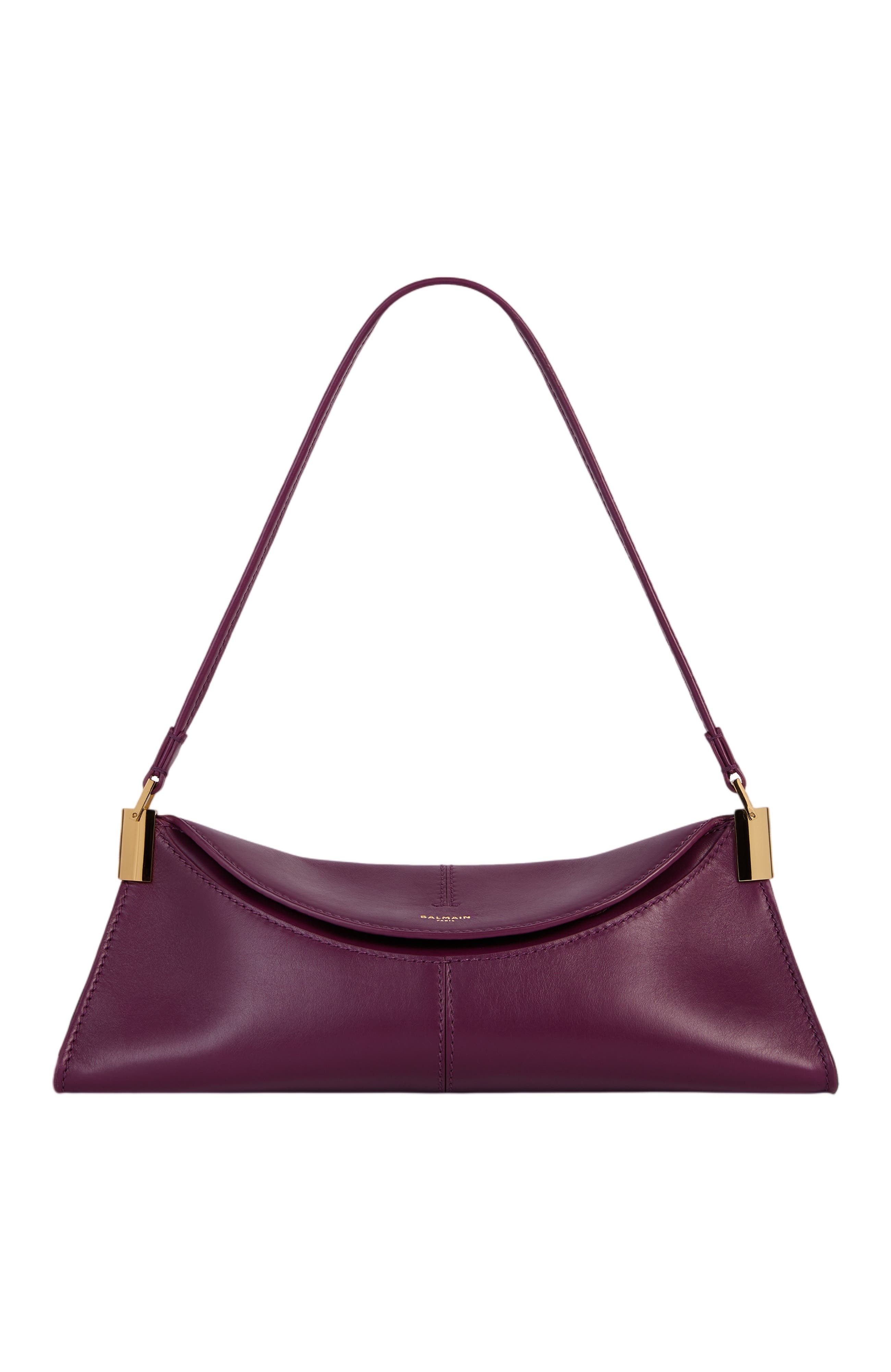 64-83 Small Bag in Smooth Leather, Main, color, purple