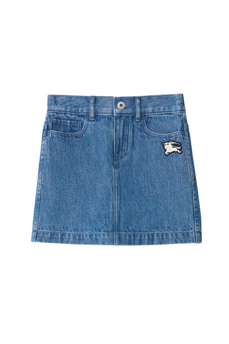 Denim Skirt, Main, color, Vintage denim