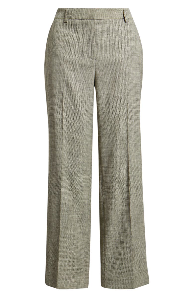 Anne Klein Slash Pocket Straight Leg Pants, Alternate, color, Bay Leaf Multi