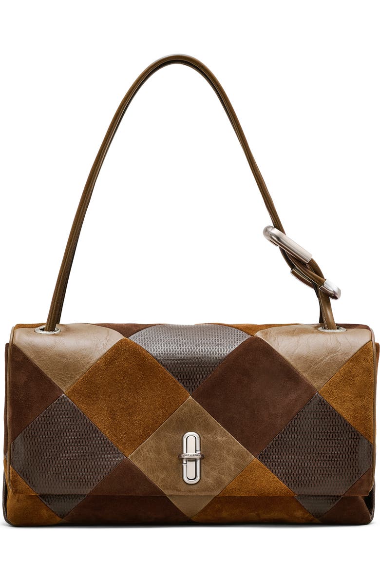 Marc Jacobs The Large Dual Shoulder Bag, Main, color, Brown Multi