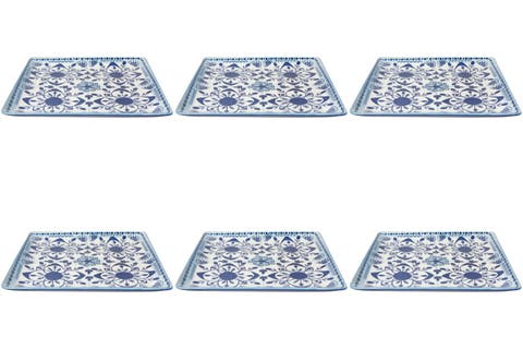 Porto Stamped Plate - Set of 2