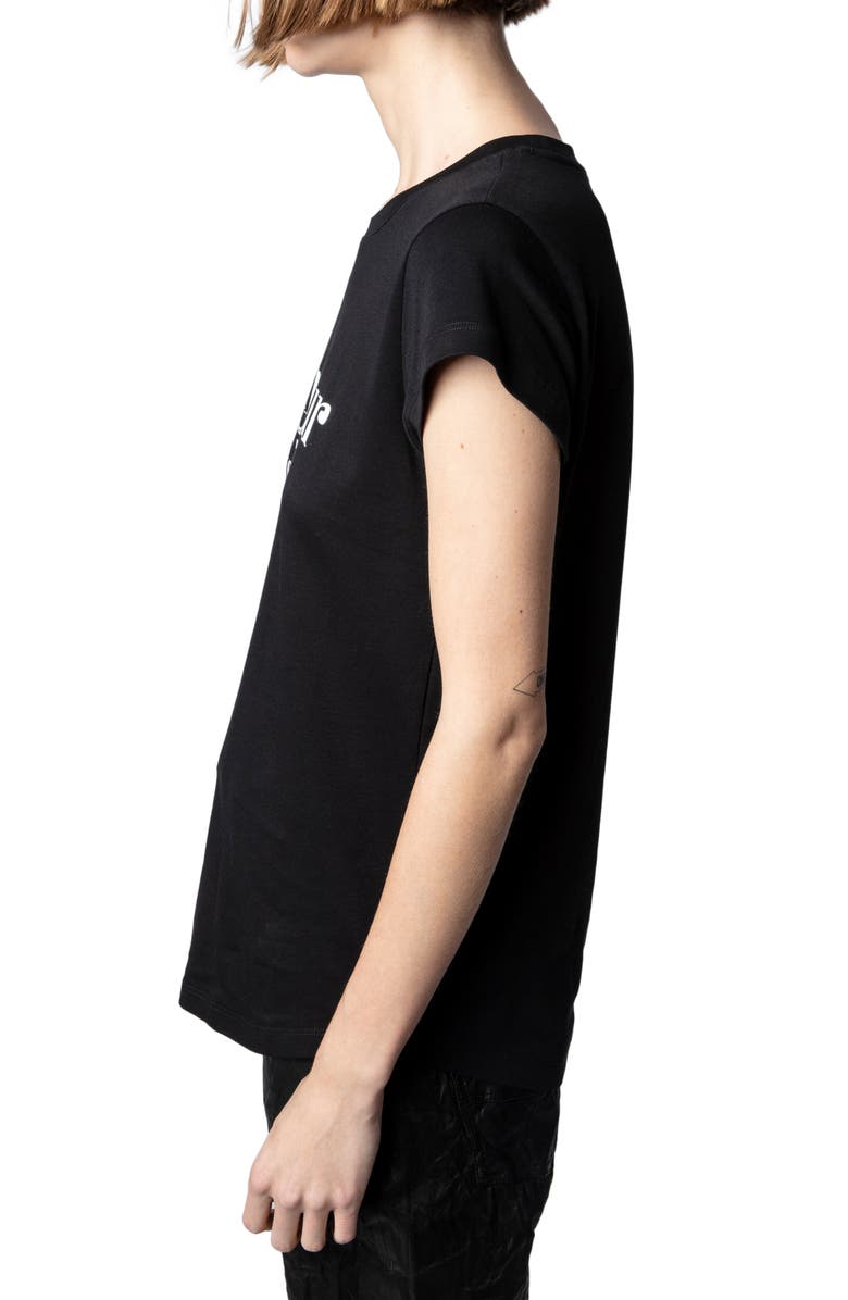 Zadig & Voltaire Amour Toujours Cotton Graphic Tee, Alternate, color, 