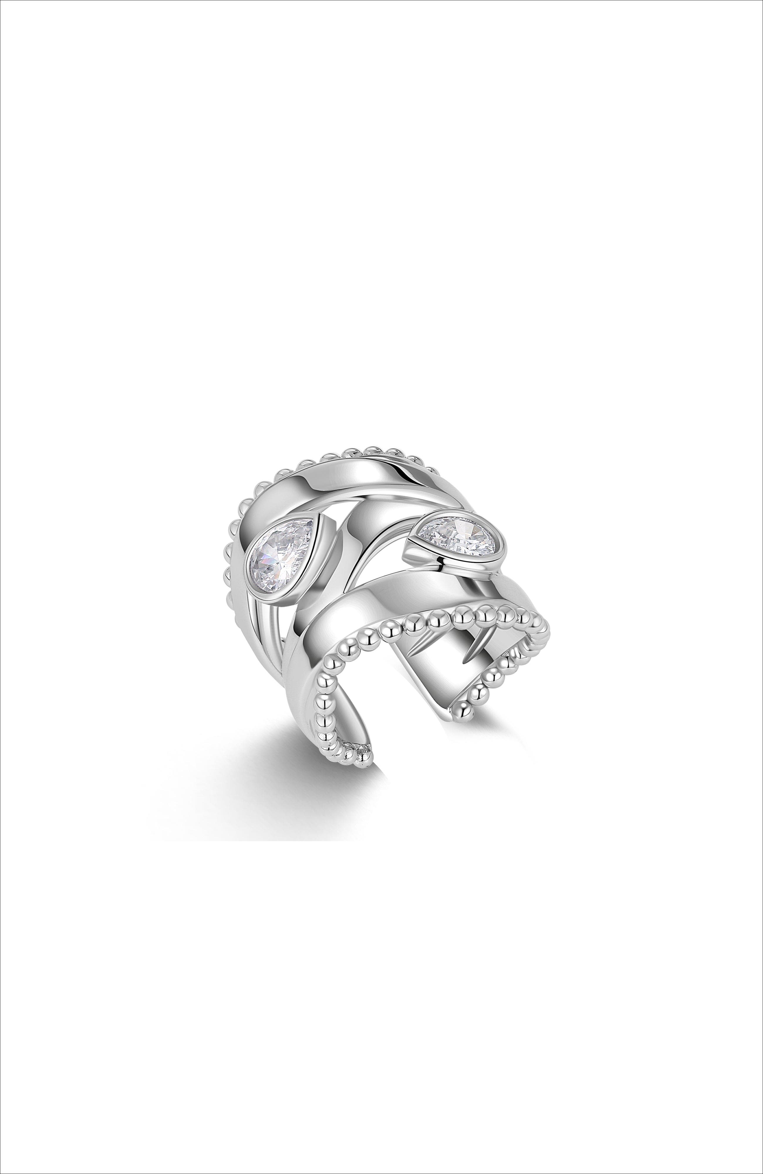 Silver & Crystal Clear