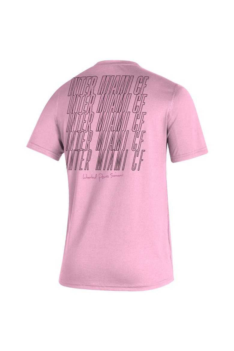 Men's Inter Miami CF Pink adidas Creator Club T-Shirt, Alternate, color, Pink