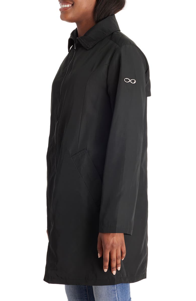 Modern Eternity Convertible 3-in-1 Maternity/Nursing Coat, Alternate, color, Black